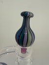Highgrade Glass Wig Wag Dichro Line Work Bubble Cap