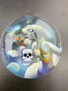Highgrade Glass Marble - 38mm Skull Millie Implosion