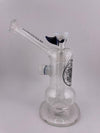 Highgrade Glass - Clear Sacred Geometry w/ Colored accent Recessed Joint Bub