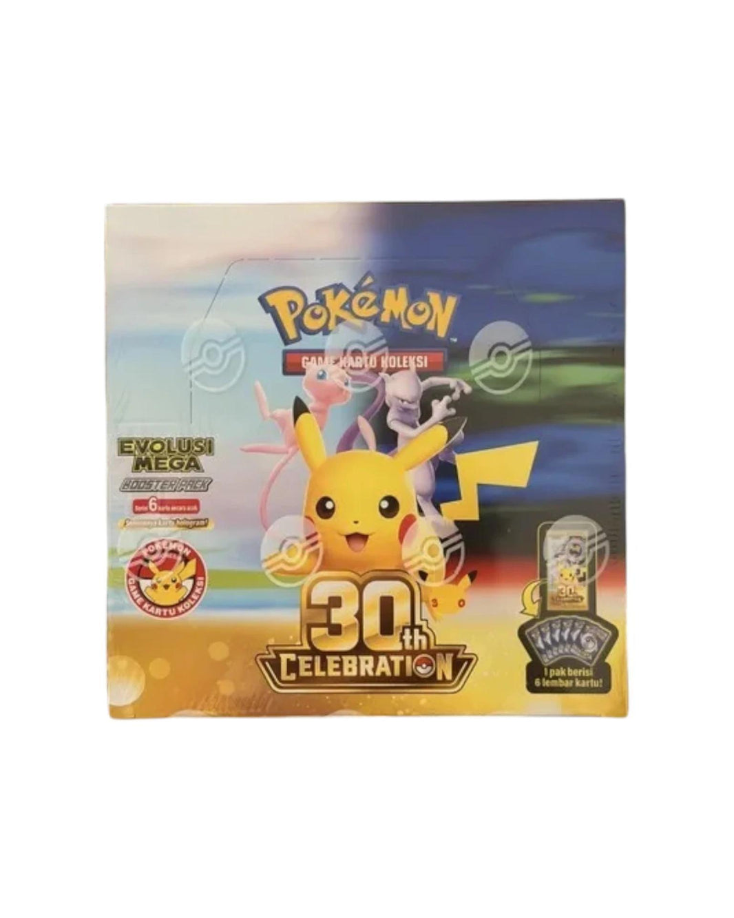 Pokémon TCG: MEGA – 30th Celebration Booster Box & Packs (Indonesian)