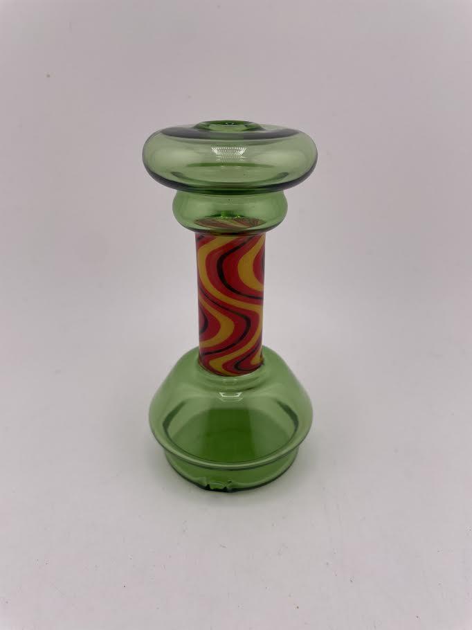 SirEEL Puffco Peak Glass Top -  Wig Wag Dry Top