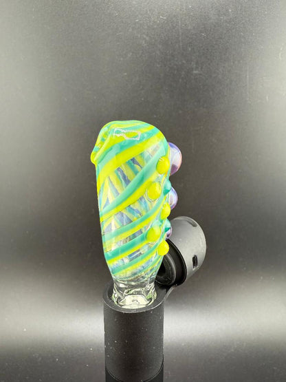 Paulson Pieces Puffco Pivot Glass Replacement Top W/ Auto Spinning Pearl Feature - Cactus Inspired Large