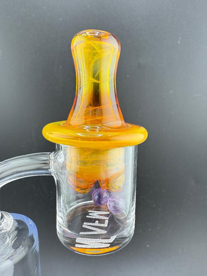 Highgrade Glass Full Color Oversized 28mm Spinner Cap
