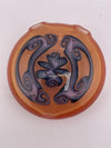 HighGrade Glass Pendant - Hollow Disc w/ Wig Wag