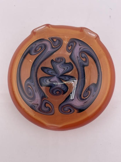 HighGrade Glass Pendant - Hollow Disc w/ Wig Wag