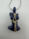 Kt Scissor Baby Glass Pendant / Necklace -  Torso