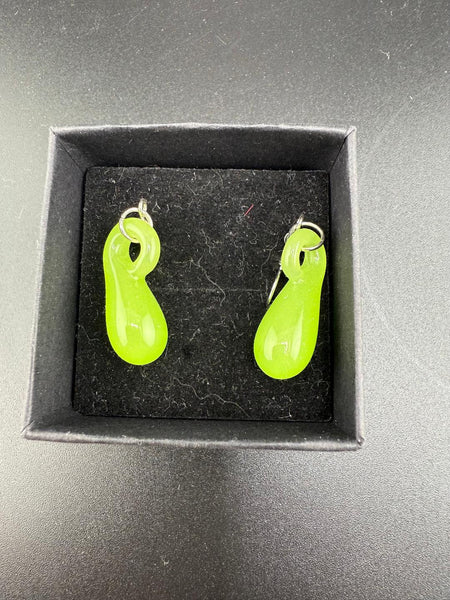 Filla John Glass Dangly Earrings