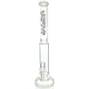 AFM Glass 14" Shower Disc Perc Glass Straight Tube 14mm 90°