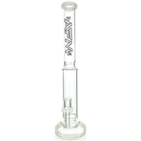 AFM Glass 14" Shower Disc Perc Glass Straight Tube 14mm 90°