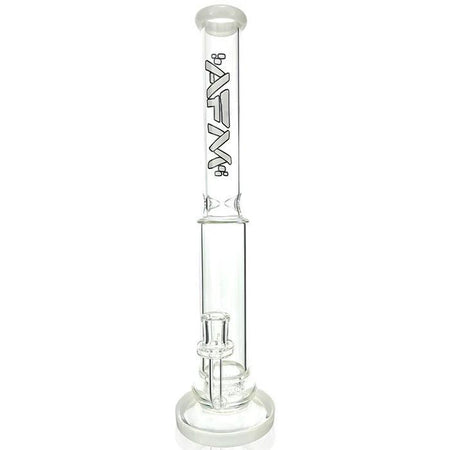 AFM Glass 14" Shower Disc Perc Glass Straight Tube 14mm 90°