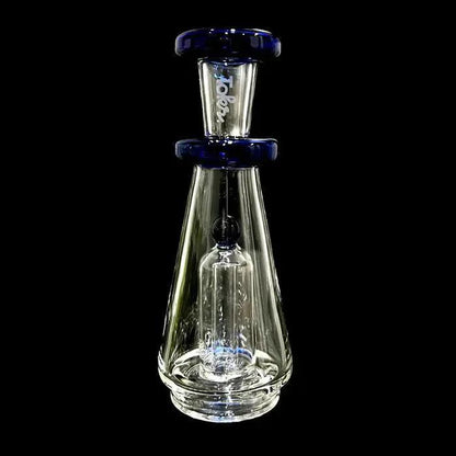 Tokr Glass Puffco Peak Glass Replacement - Triple Accent Cone featuring a two-hole perc design.