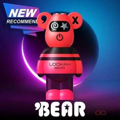 Lookah Bear 510 Battery in limited edition pink design with innovative features and adorable bear shape.