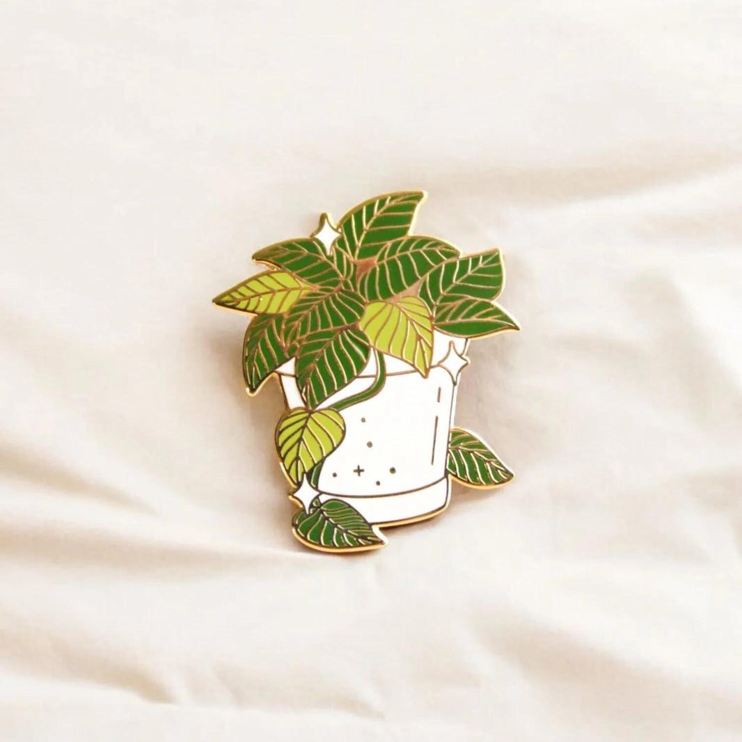 Occasionalish Enamel Pin - Pot Of Pothos