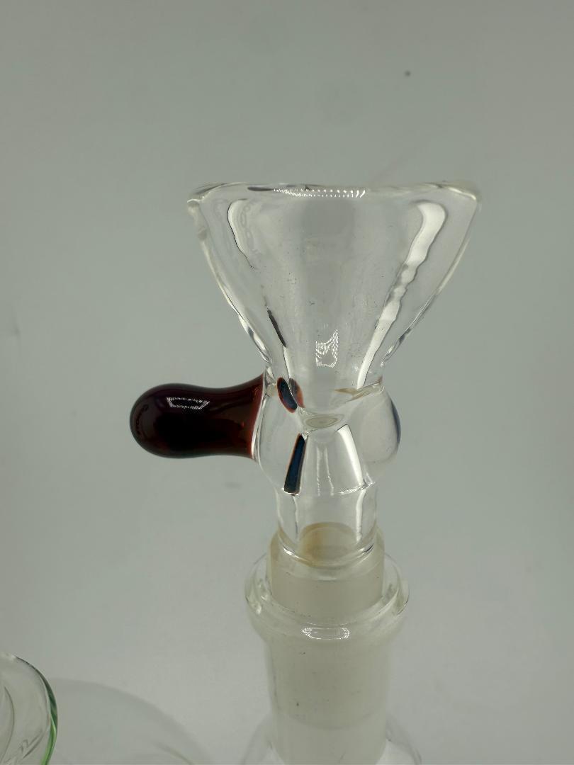 Highgrade Glass Color Accent Martini 14mm bowl with unique design and quality craftsmanship.