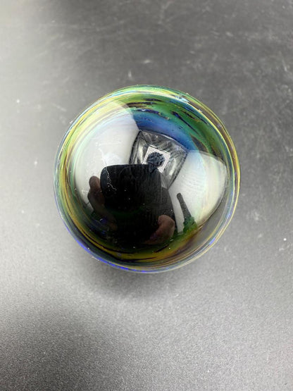 Filla John Glass Marble - 36mm Green Space Tech