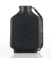 Smokebuddy Mega personal air filter in black, featuring Mr. MegaBuddy keychain for enhanced portability and use.