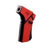 Maven Pro Butane Torch in red and black design for culinary and crafting use, featuring precision flame adjustment.