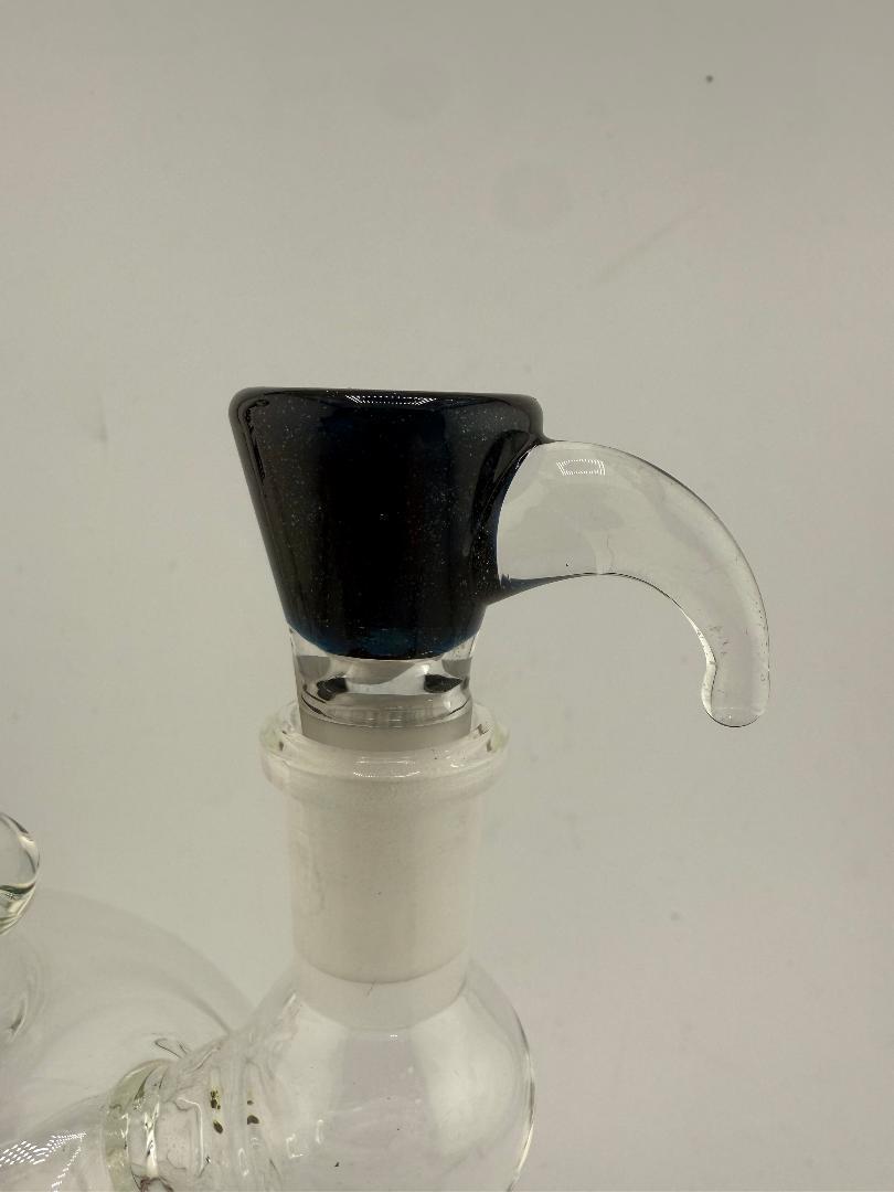 Glass Distractions Color Flare 14mm martini bowl with horn handle, vibrant color finish for a bold setup.