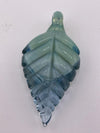 Madelyn Glass Pendant- Small Leaf