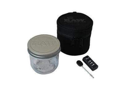 RAW Rolling Papers Mason Jar With Case