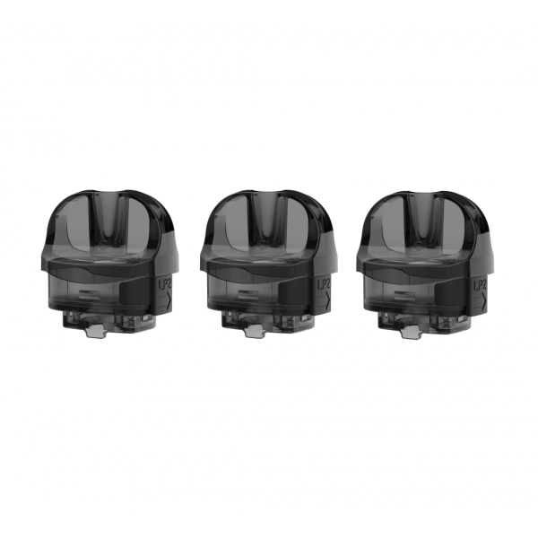 Three Smok Nord 50W leak-resistant pods designed for rich flavor and vapor, perfect for individual or collective use.