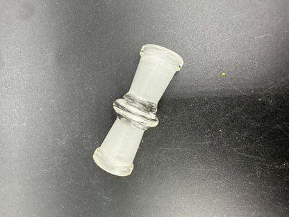 Adapterrl Man Glass Adapter 10mm To 10mm Female To Female – Handcrafted glass adapter for smooth connections.