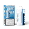 Adjust MyCool Disposable Nicotine Vape in Blue Razz Ice flavor with warning label and customization options.