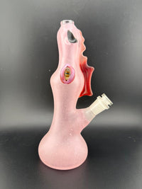 Phranq Glass Pink Sand Blasted Dragon Rig 10mm 45°