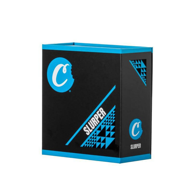 Cookies Slurper Banger packaging featuring bold colors and logo for high-performance dabbing experience.
