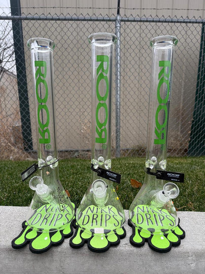 ROOR Glass 18" Beaker 50 x 7mm Thick 14mm 45° - Green