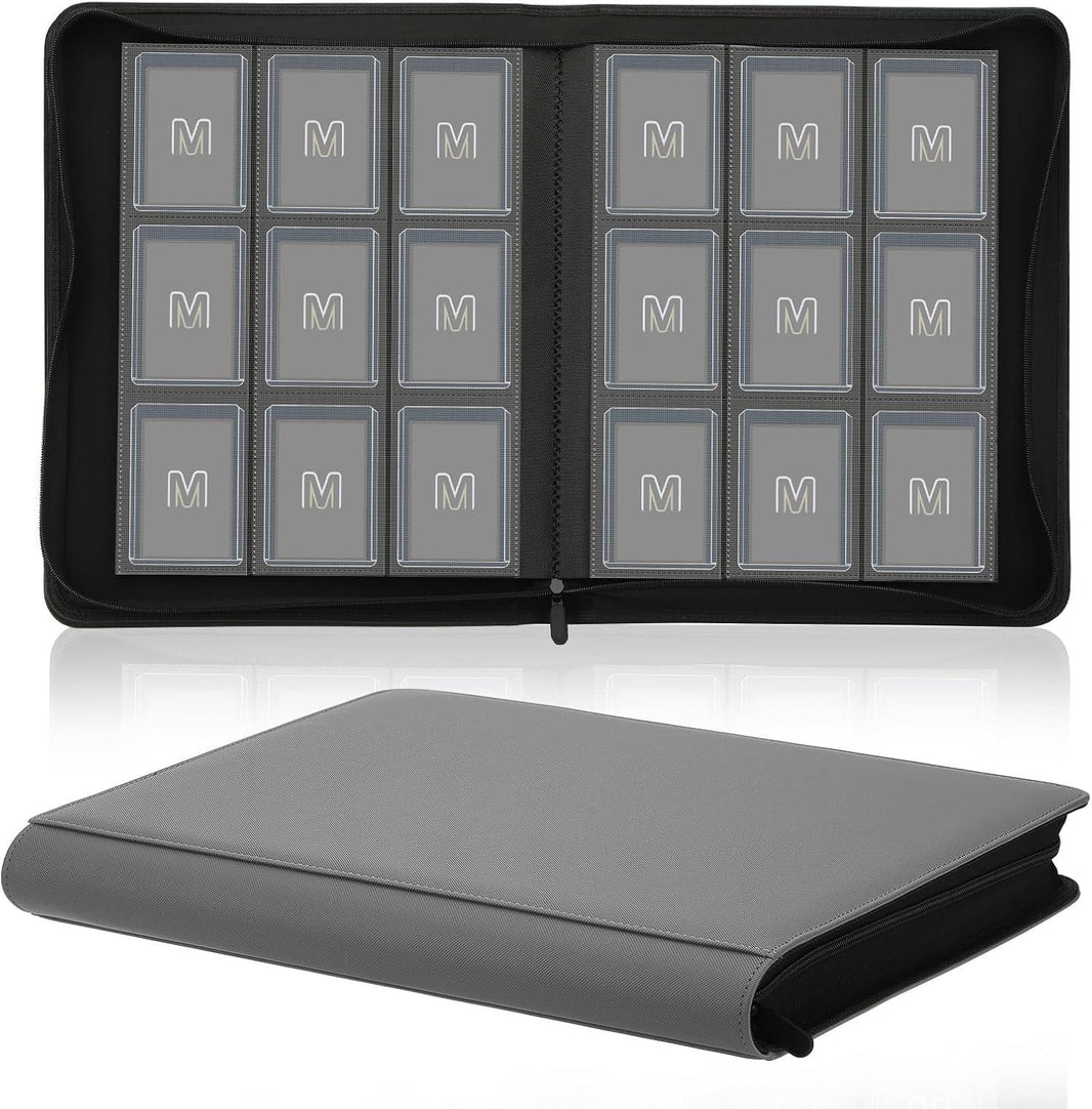 9-Pocket Toploader Trading Card Binder – Holds Up to 288 Cards0