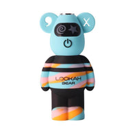 Lookah Bear 510 Battery in limited edition tie dye design, featuring a cute bear shape and soft silicone body.