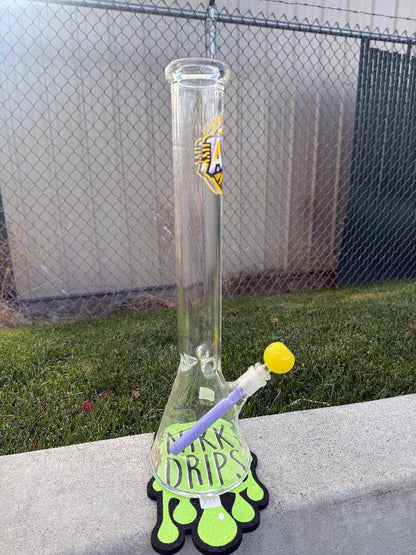 AFM Glass 18" Beaker - Sports showcasing athletic design with colorful logo.