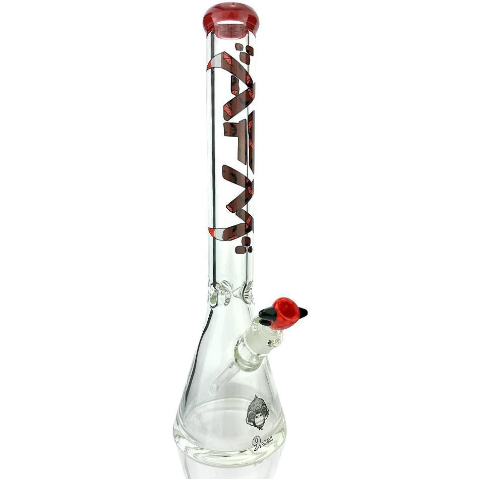 AFM Glass 18" Vampire 9mm Glass Beaker 14mm 45° with bold design and durable borosilicate glass.