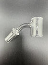 AFM Glass Full Weld Bucket Quartz Banger 14mm 90° & 45° on a black background, showcasing its premium quality.