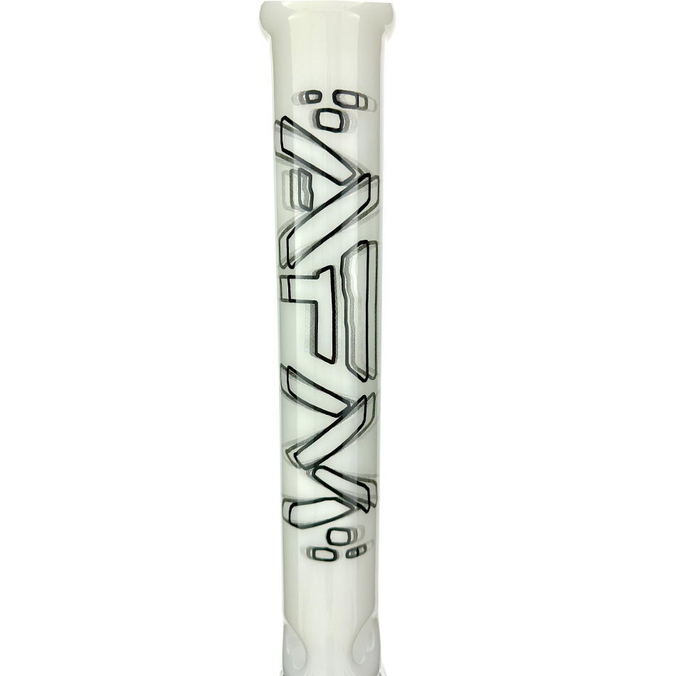 AFM Glass Void Beaker 18" 14mm 45° in sleek design with premium borosilicate glass for superior filtration.