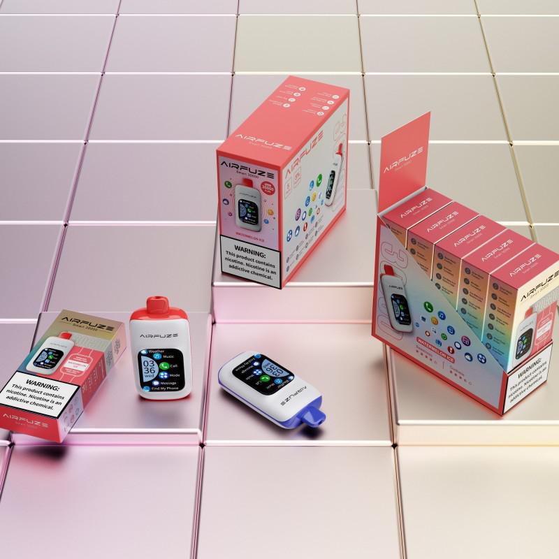 AirFuze SMART 30000 Disposable vape devices with packaging, showcasing advanced vaping features and a modern design.