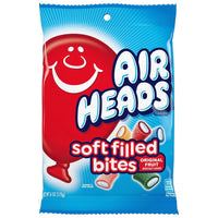 Airheads Soft Filled Bites Original 6oz package featuring a colorful fruity candy assortment.