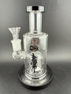 Antidote Glass Mini Mobster 6" Rig 14mm 90° featuring sleek design and durable borosilicate construction.