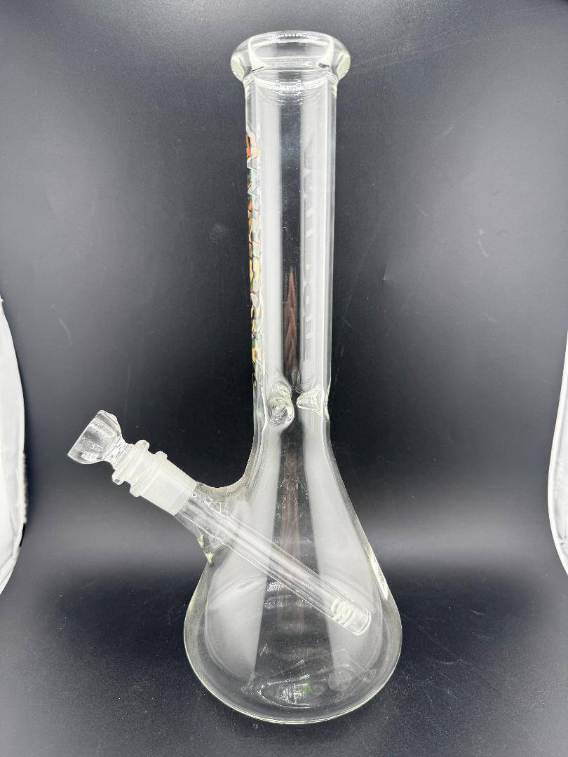 Antidote Glass Slim Beaker Camo Logo 14mm 45° - Premium Glass Rig for smooth airflow and cooler hits.