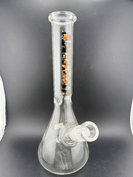 Antidote Glass Slim Beaker Camo Logo 14mm 45° showcasing sleek design and premium glass craftsmanship.