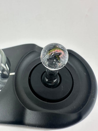 Paulson Pieces Dr. Dabber Switch GO Joystick Carb Cap – Clear with Millie Images