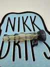 Unknown Artist Flower Chillum - Dichro Tip w/ Fumed Stem