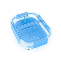 Banger Basket dual dunk cleaner for dab rigs, featuring a blue design for efficient cleaning.
