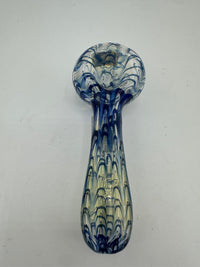 Crondo Glass Hand Pipe - Fumed Wrap & Rake