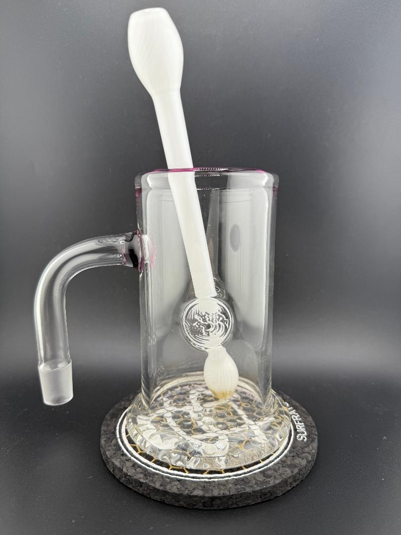 SurfRat Glass Quartz Banger Mug W Color Accents