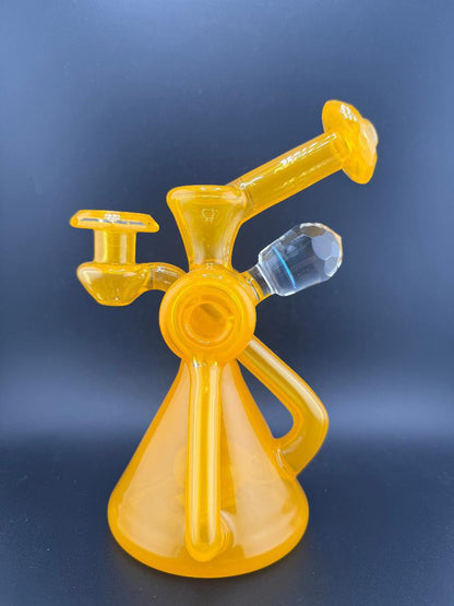 Bowman Glass V5 Double Dumper Orange