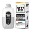 Fifty Bar 20K Disposable device with Rainbow Road flavor, featuring 5% nicotine and high-performance vaping.