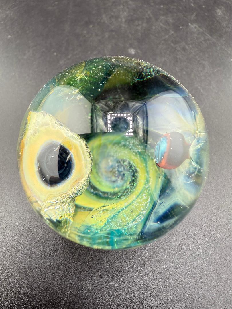 Mop Head Glass Marble - Space Vortex 1.2" - 1.5"