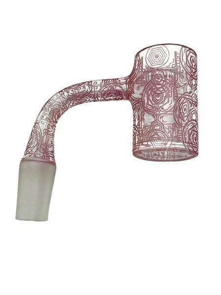 Temple Quartz Gold Fumed Bucket 14mm 90°, premium quartz banger for smooth dabbing experience and flavor retention.
